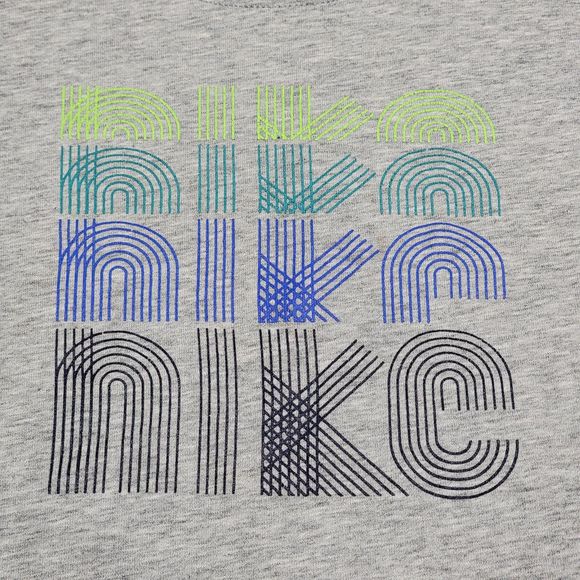 Nike Dri-Fit Cotton Graphic SS Tee Grey - Size Medium - Picture 1 of 4